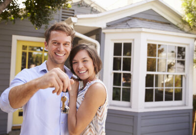 First home buyers young couple
